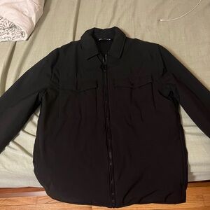 Zara Men's Black Lightweight Shirt Jacket